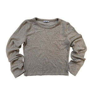 Zara Sweater Womens XS Soft Knit Trafaluc Long Sleeve Pullover Top Cottagecore